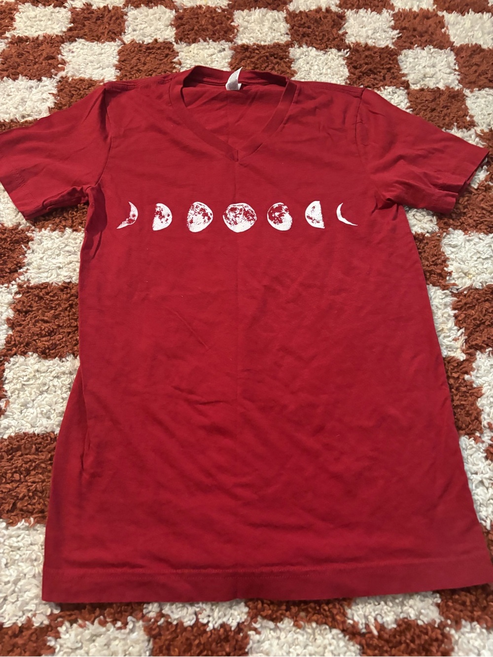 Bella Canvas Red V-Neck T-Shirt
